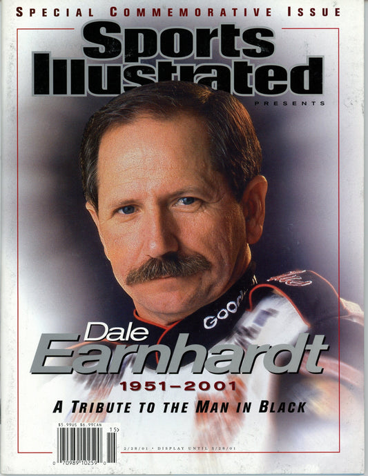 2001 Dale Earnhardt Sports Illustrated Commemorative Issue NO LABEL 182367