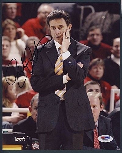 Rick Pitino Louisville Cardinals Autographed/Signed 8x10 Photo PSA/DNA 133395