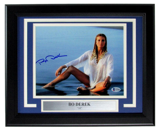 Bo Derek Actress Signed/Autographed 8x10 Photo Framed Beckett 156023