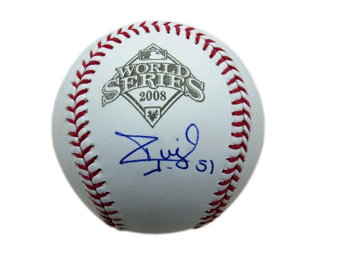 Carlos Ruiz Signed/Autographed 2008 World Series Baseball Phillies JSA 192205