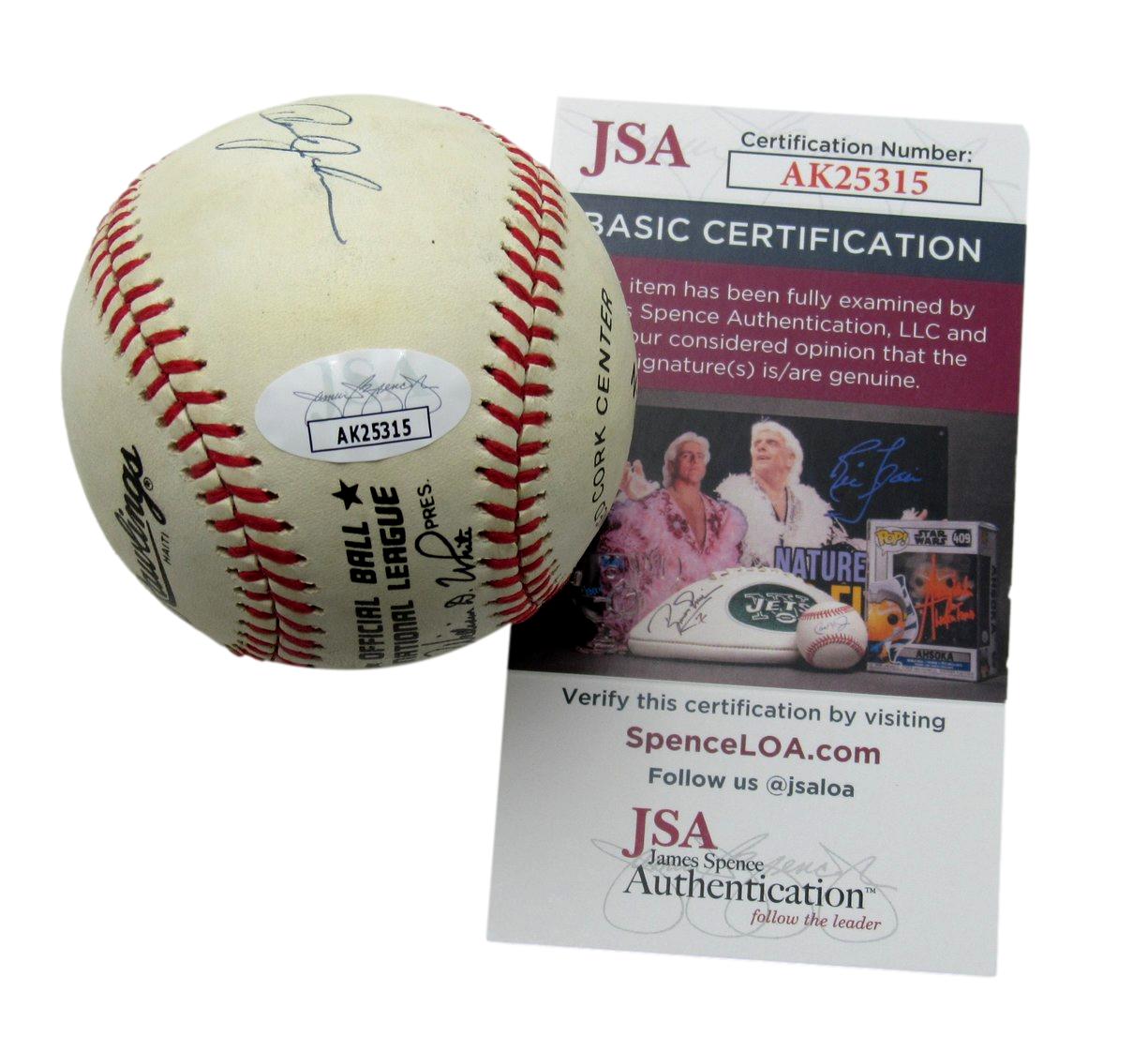 Doc Gooden Darryl Strawberry Howard Johnson Signed ONL Baseball Mets JSA 180601