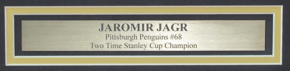 Jaromir Jagr Autographed 16x20 Photo Pittsburgh Penguins Framed TriStar 177485