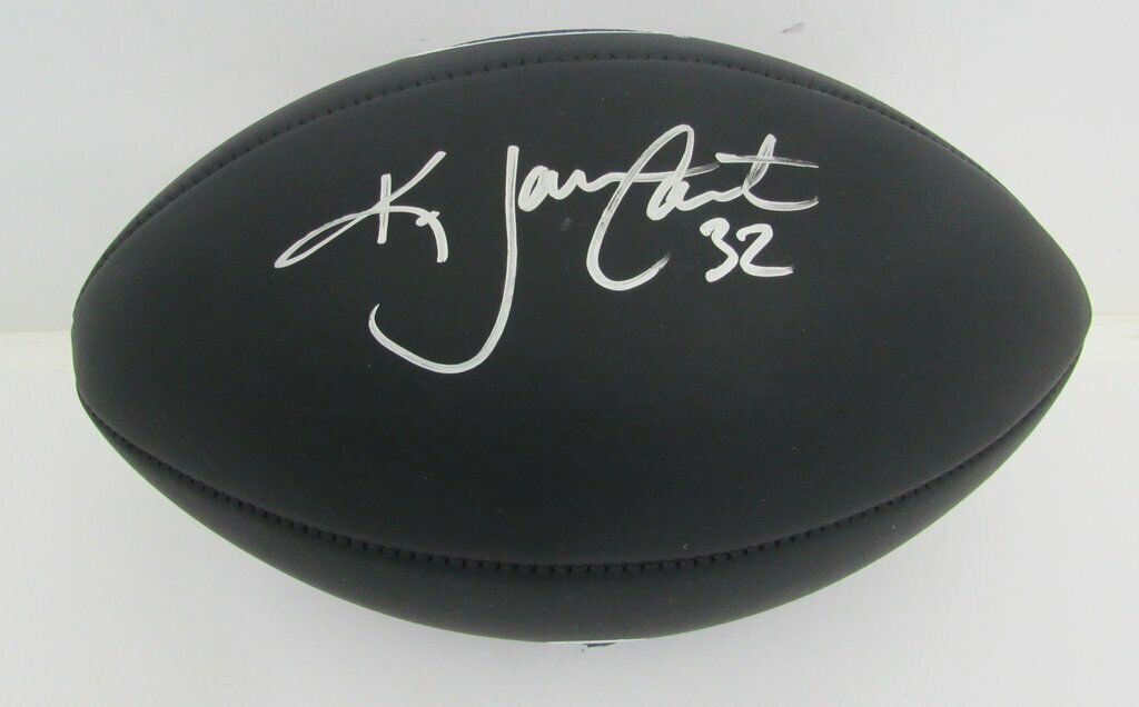 Ki-Jana Carter Penn State Signed/Auto PSU Logo Black Football JSA 138181