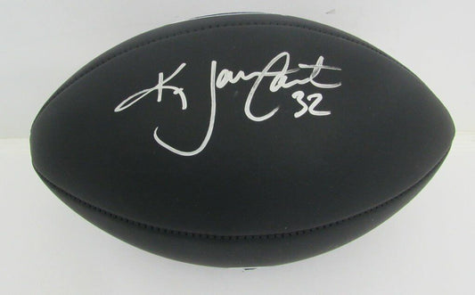 Ki-Jana Carter Penn State Signed/Auto PSU Logo Black Football JSA 138181