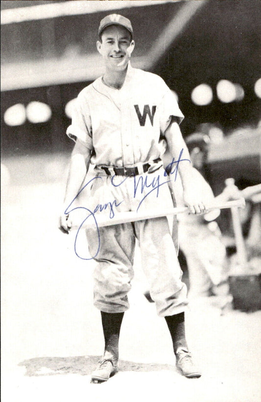 George Myatt Senators d. 2000 Signed/Autographed 3x5  Photo 178670