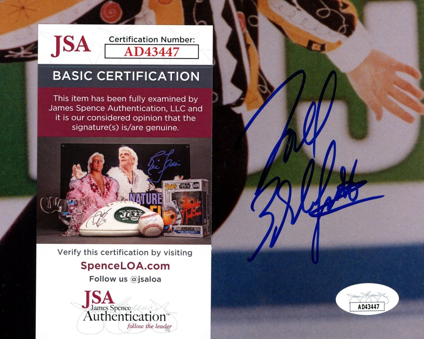 Todd Eldredge Autographed 8x10 Photo Olympic USA Figure Skating JSA