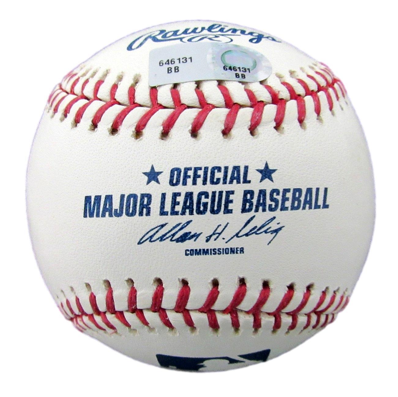 Travis Harner Autographed OML Baseball Cleveland Indians MLB Hologram 179994