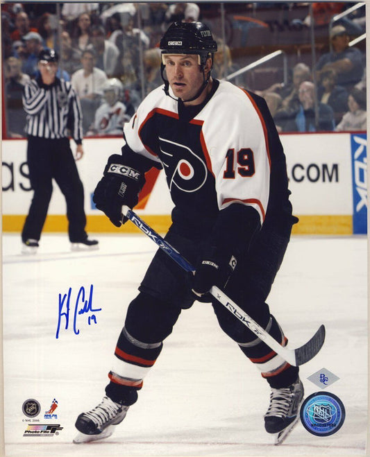 Kyle Calder Flyers Signed/Autographed 8x10 Photo PASS 127782