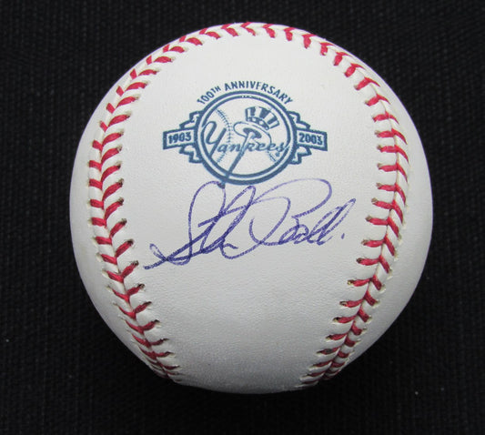 Steve Balboni Signed/Auto Yankees 100th OML Baseball JSA 186759