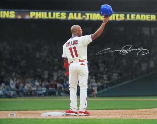 Jimmy Rollins Philadelphia Phillies Signed/Autographed 16x20 Photo PSA 192100