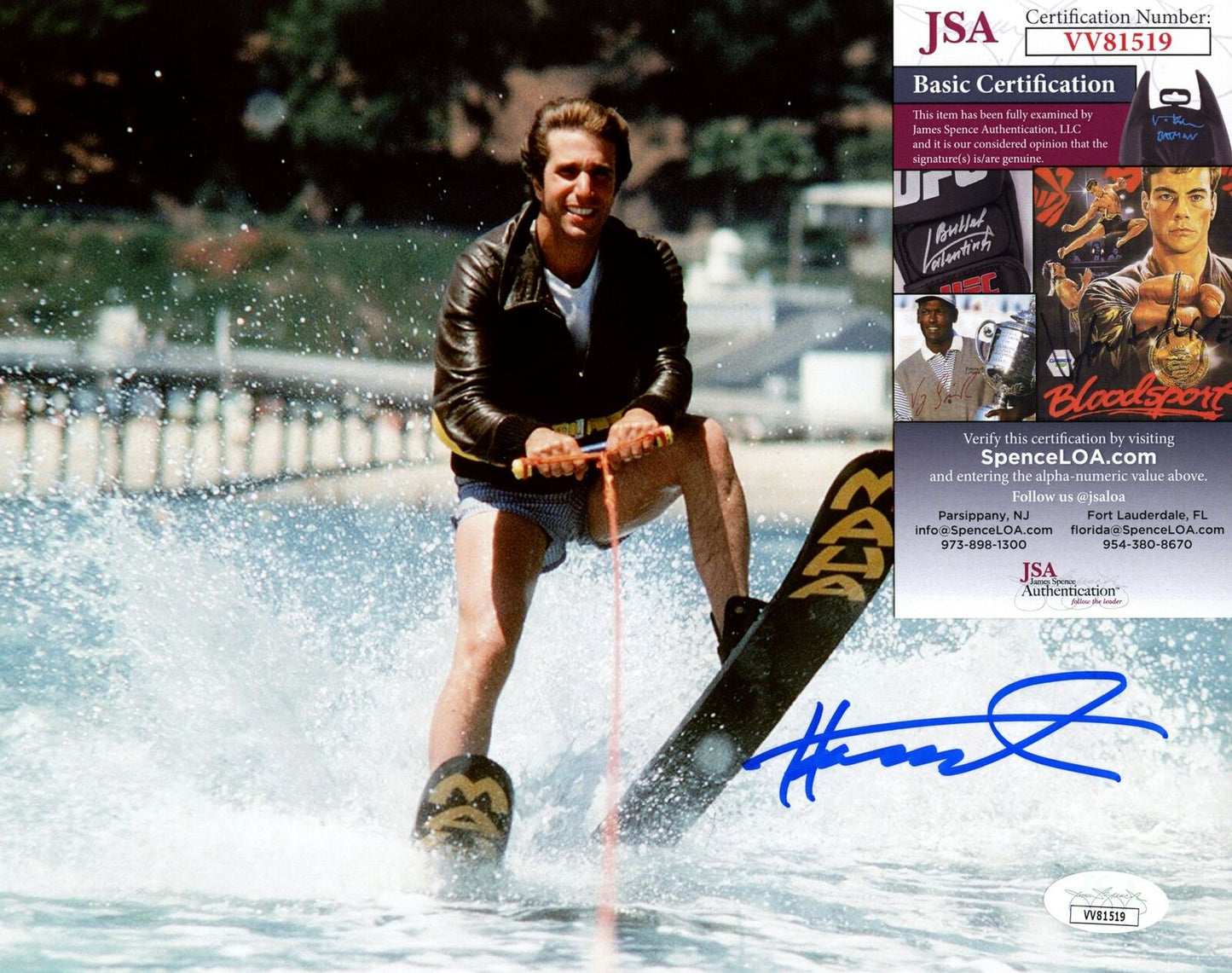 Henry Winkler "Happy Days" Signed/Autographed 8x10 Photo JSA 166192