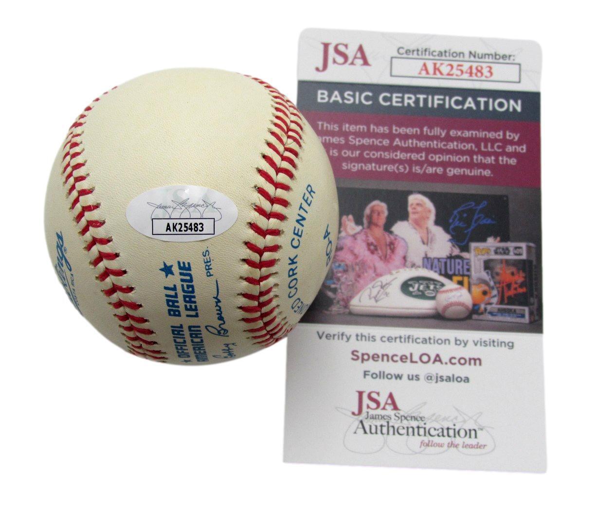 Chuck Knoblauch Autographed OAL Baseball Yankees Twins JSA 179754