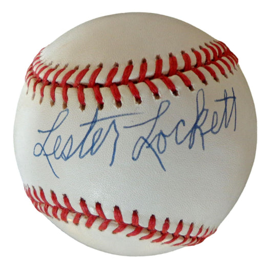 Lester Lockett Autographed ONL Baseball Negro League Black Barons JSA 179822