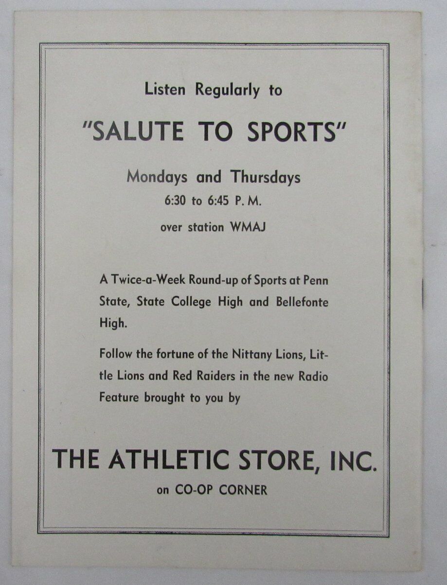 1945 Penn State Nittany Lions vs. Syracuse College Football Program 137567