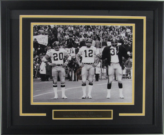 Steelers Men of Steel w/Terry Bradshaw, Rocky Bleier and Franco Harris Unsigned