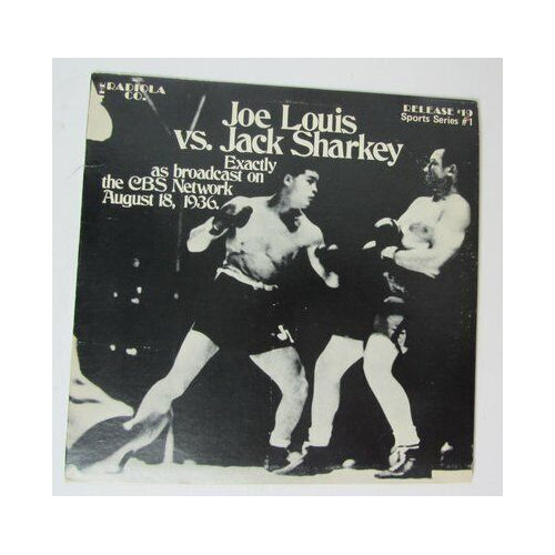 Joe Louis vs. Jack Sharkey/Babe Ruth on other side Vinyl Record Album 146271