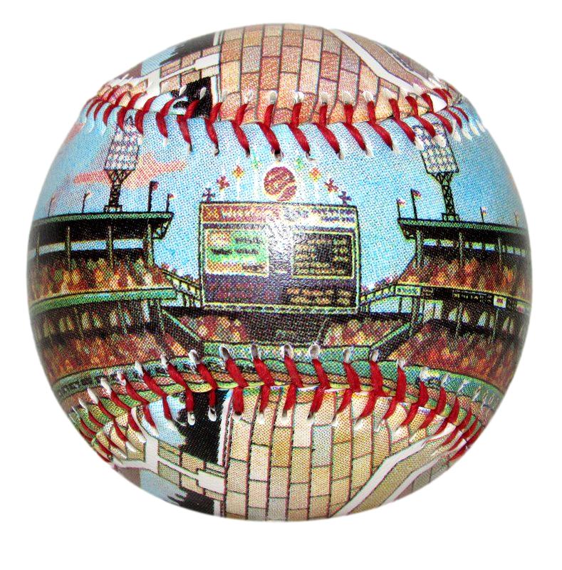 Chicago White Sox Comiskey Park Unforgettaball Artwork Baseball