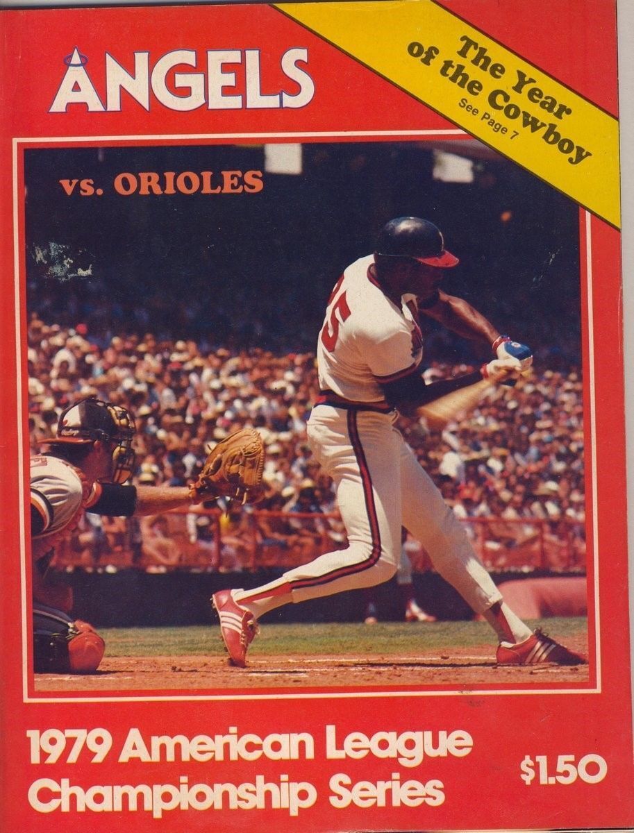 1979 ALCS Angels V. Orioles Official Baseball Program 128951