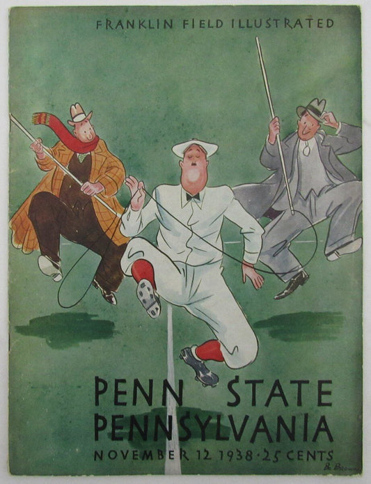 Vintage 1938 Penn State Nittany Lions vs. Penn College Football Program 137047