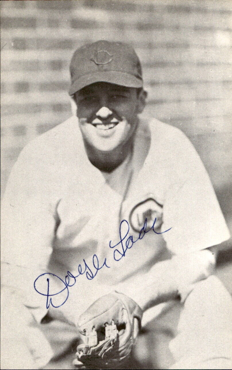 Doyle Lade Chicago Cubs d. 2000 Signed/Auto 3x5  Photo 178532