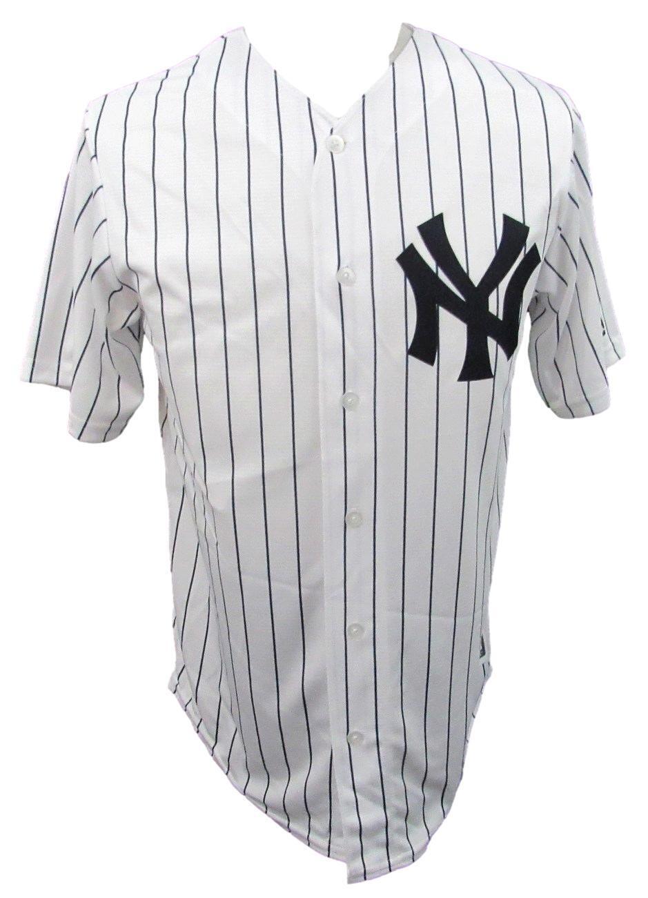 New York Yankees UNSIGNED No Number Majestic Baseball Jersey Size M 177421