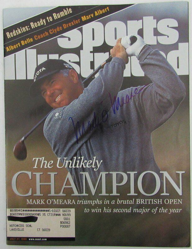 Mark O'Meara PGA Champ Signed Sports Illustrated Cover July 27, 1998 143474