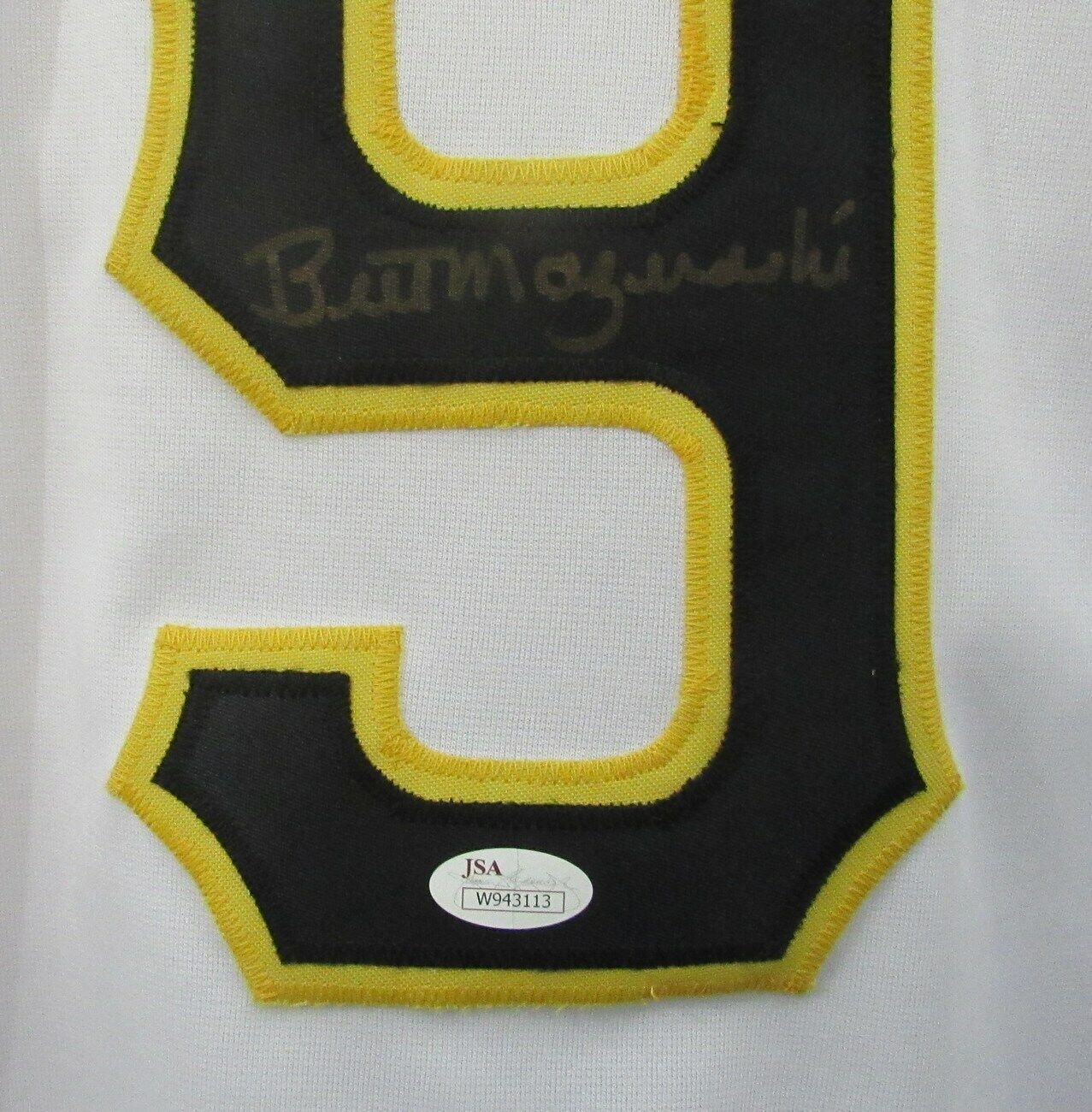 Bill Mazeroski Signed/Autographed Pittsburgh Pirates White Jersey JSA 147917