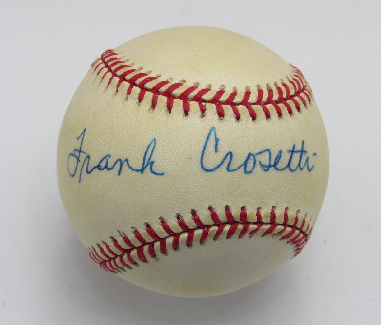 Frank Crosetti Signed/Autographed OAL Baseball New York Yankees PSA/DNA 191724