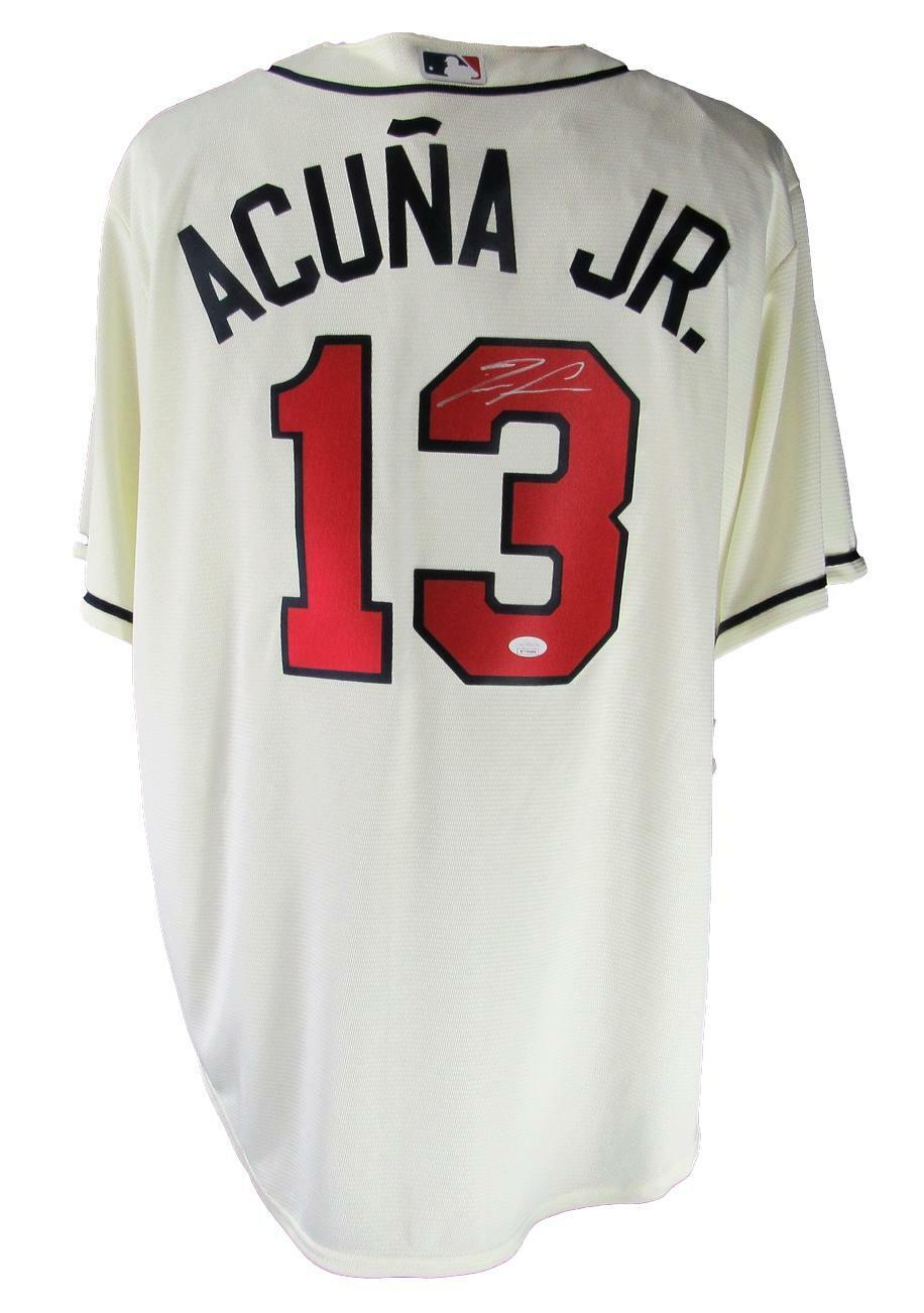 Ronald Acuna Jr. Signed/Autographed Atlanta Braves Nike Jersey JSA 159529