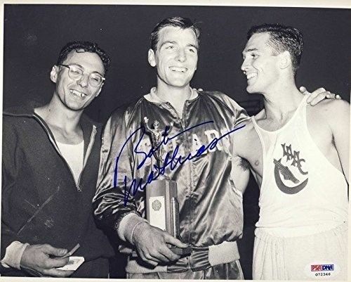 BOB MATHIAS Olympics Signed/Autographed 8x10 Photo PSA/DNA 132923