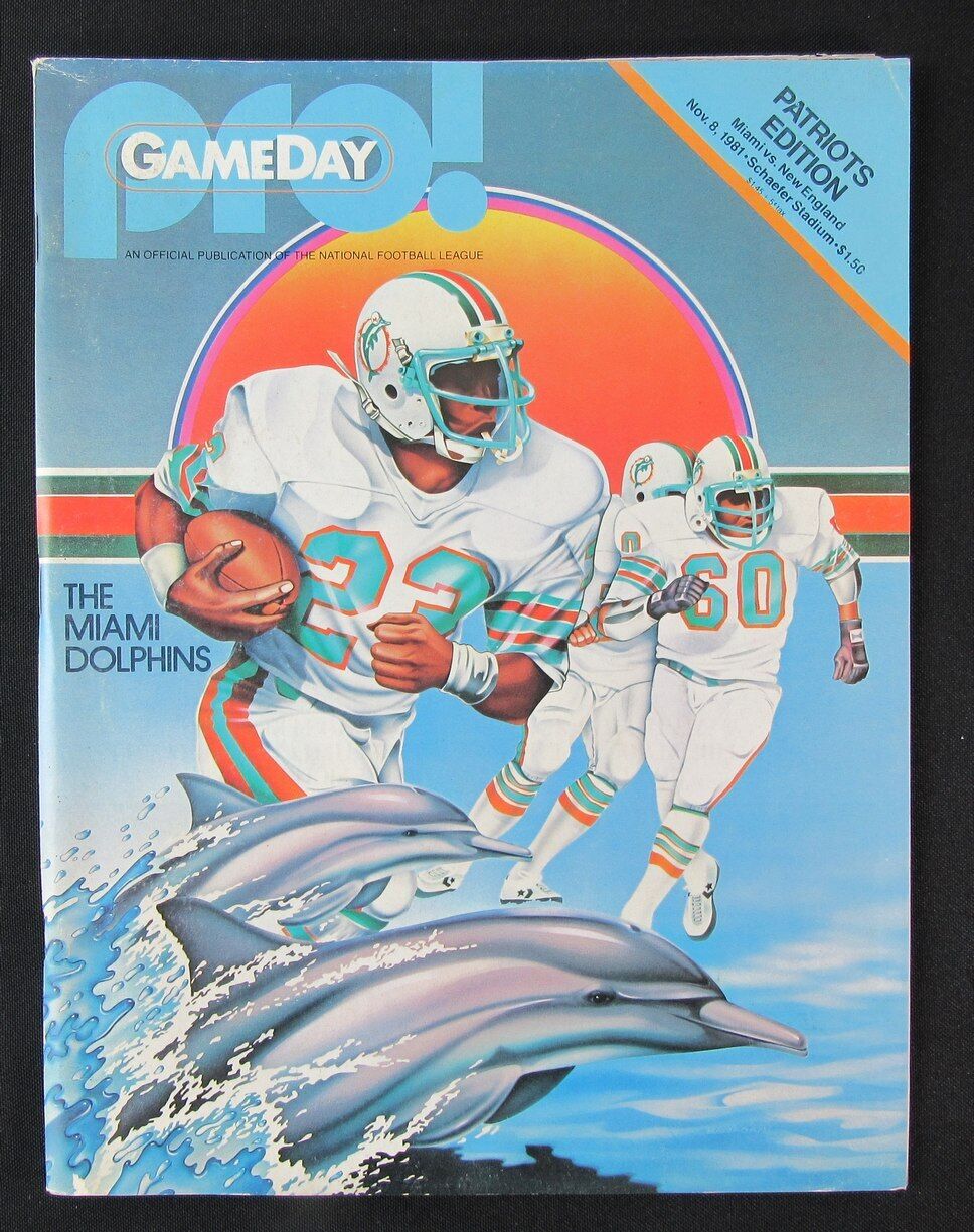 1981 Miami Dolphins vs. New England Patriots Program 11/08