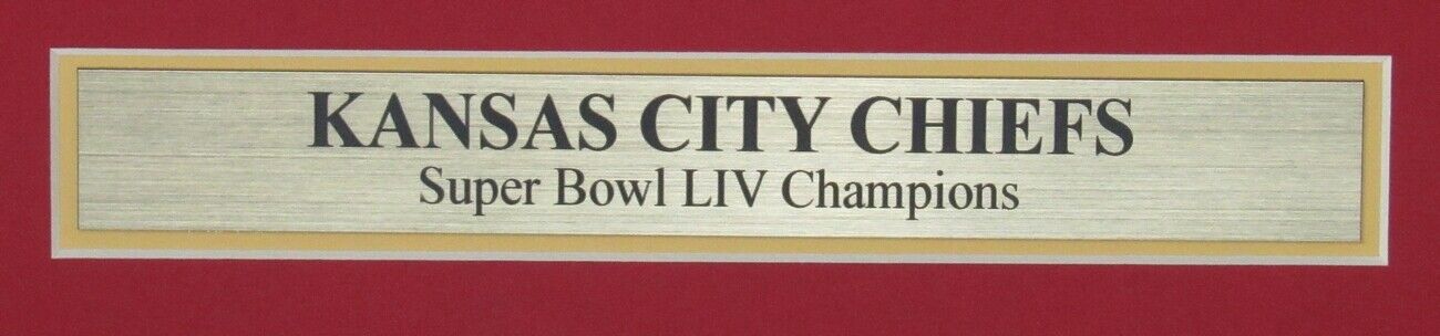 Travis Kelce Kansas City Chiefs KC Star Super Bowl Newspaper Framed 149406