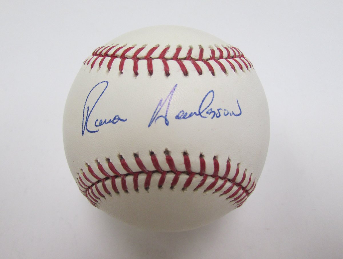 Ramon Henderson Signed/Autographed OML Baseball 139816