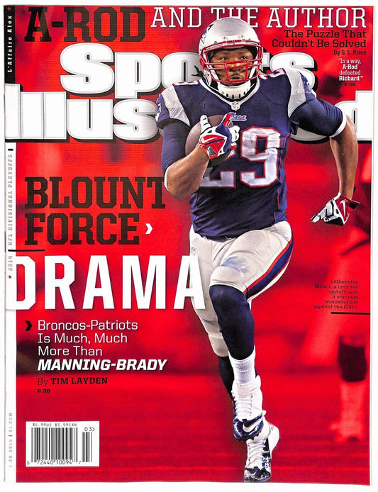 January 20, 2014 LeGarrette Blount Sports Illustrated NO LABEL Newstand 182400