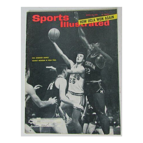 Gail Goodrich UCLA Bruins 1965 Sports Illustrated 3/29/65  146480