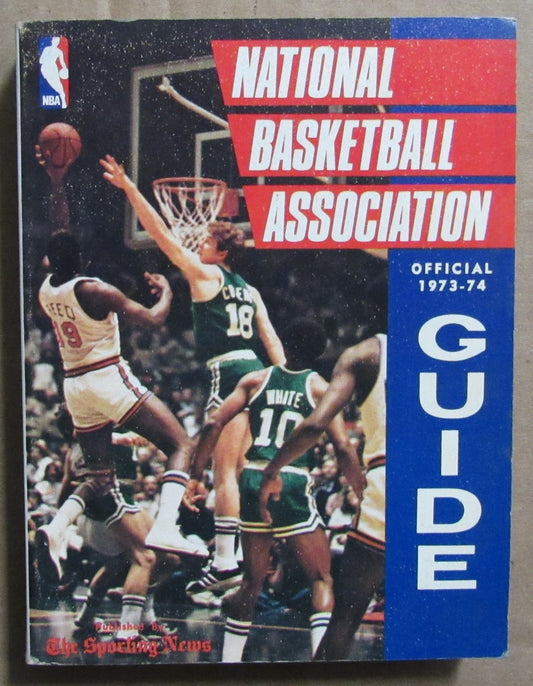 Official 1973-74 NBA Guide - The Sporting News Willis Reed HOF NY Knicks 181385