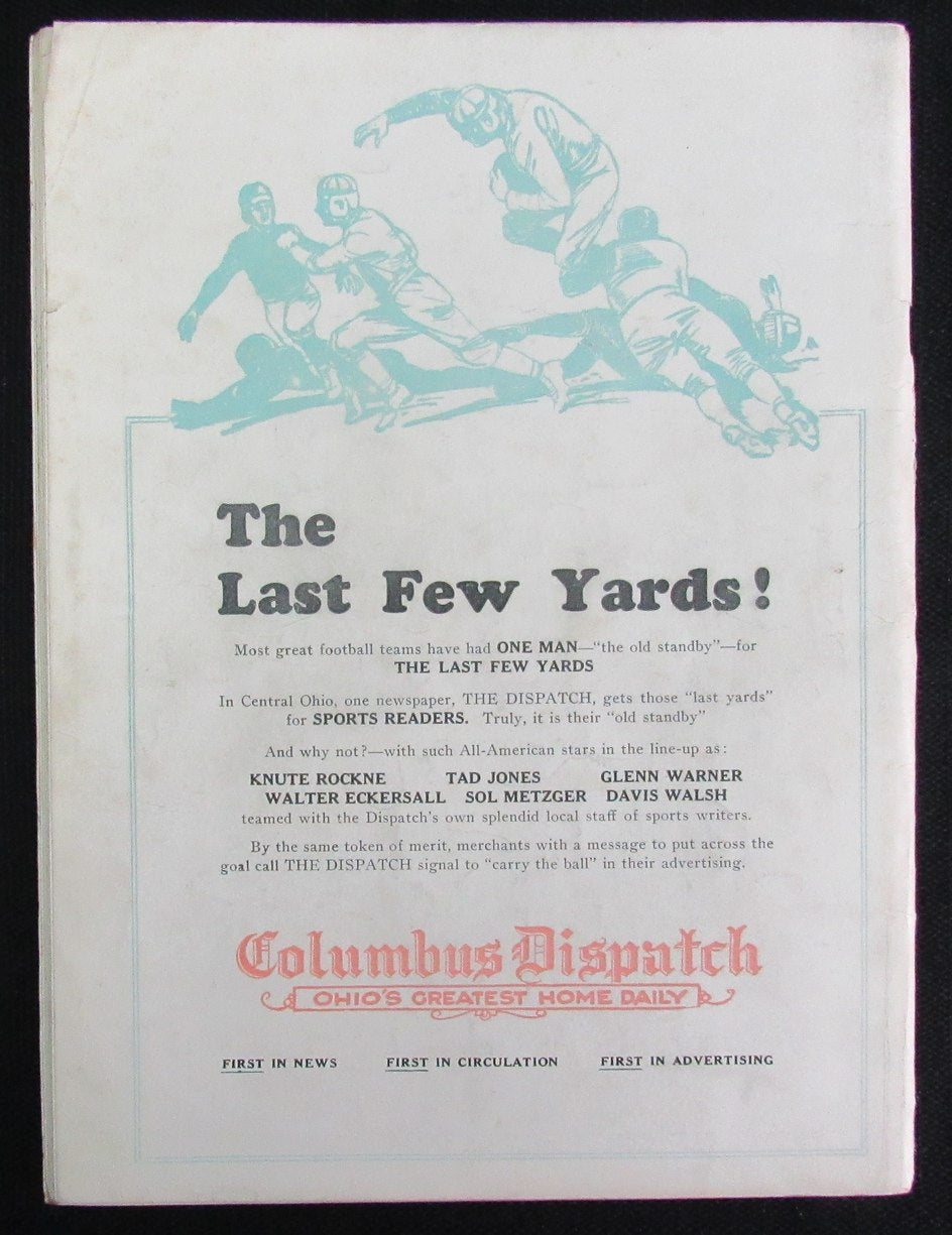 1926 Michigan vs. Ohio State The Game Program 187632