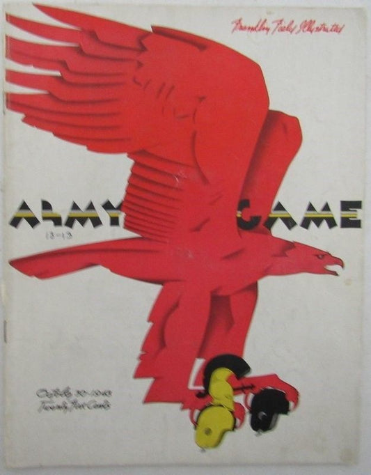 1943 Army vs. UPenn College Football Game Program 10/30/43 130392