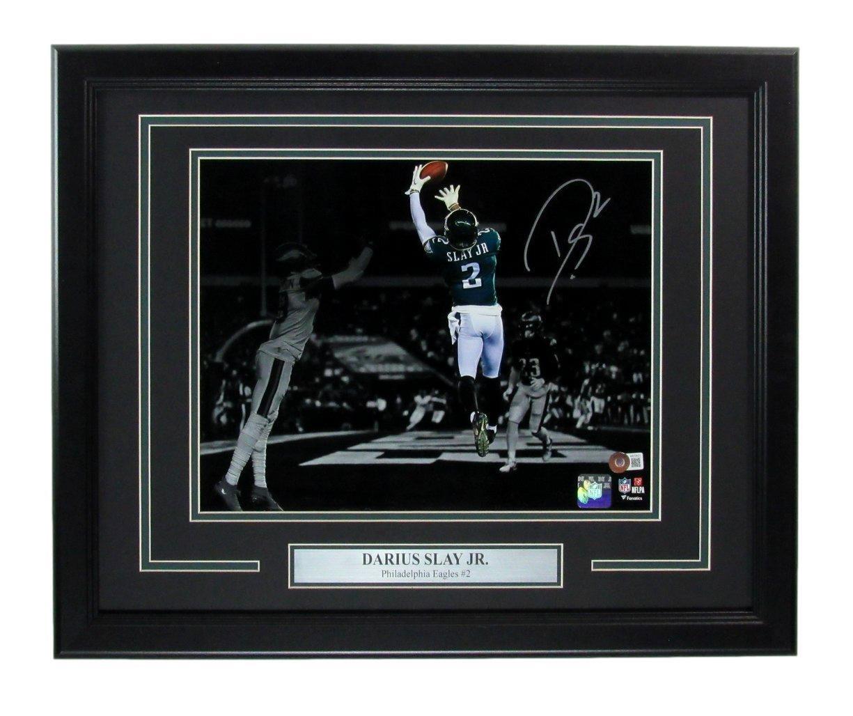 Darius Slay Autographed 11x14 Photo Philadelphia Eagles Framed PSA/DNA