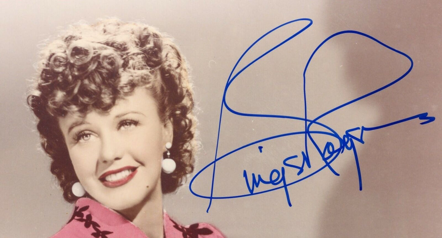 Ginger Rogers Actress Signed/Autographed 8x10  Photo PSA/DNA 153675