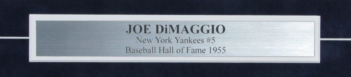 Joe DiMaggio Yankees Signed GEM "10" 16X20 Brearley Photo Framed PSA/DNA 164085