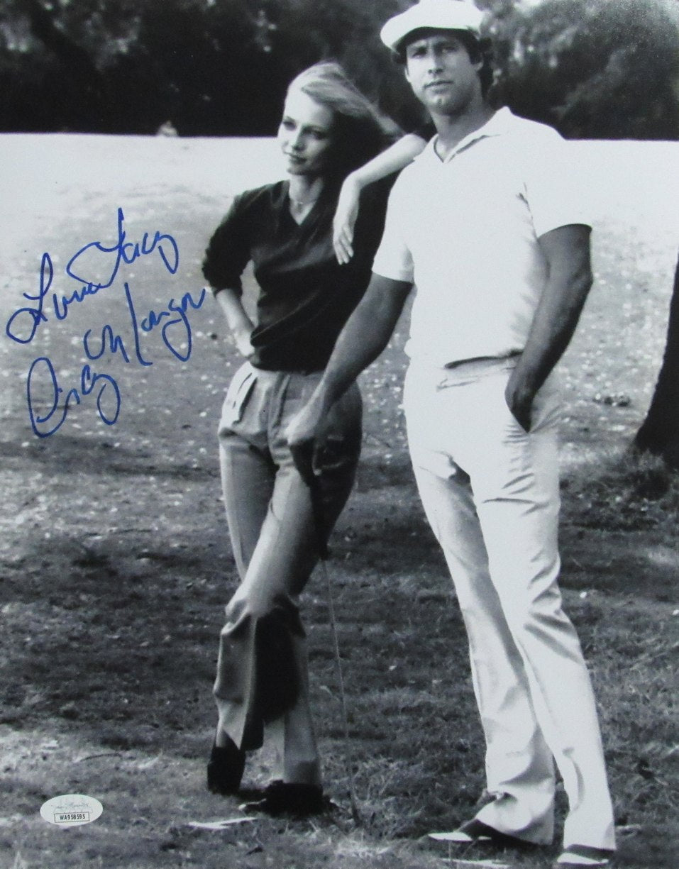 Cindy Morgan "Caddyshack" Autographed 11x14 Photo with Chevy Chase JSA 183617