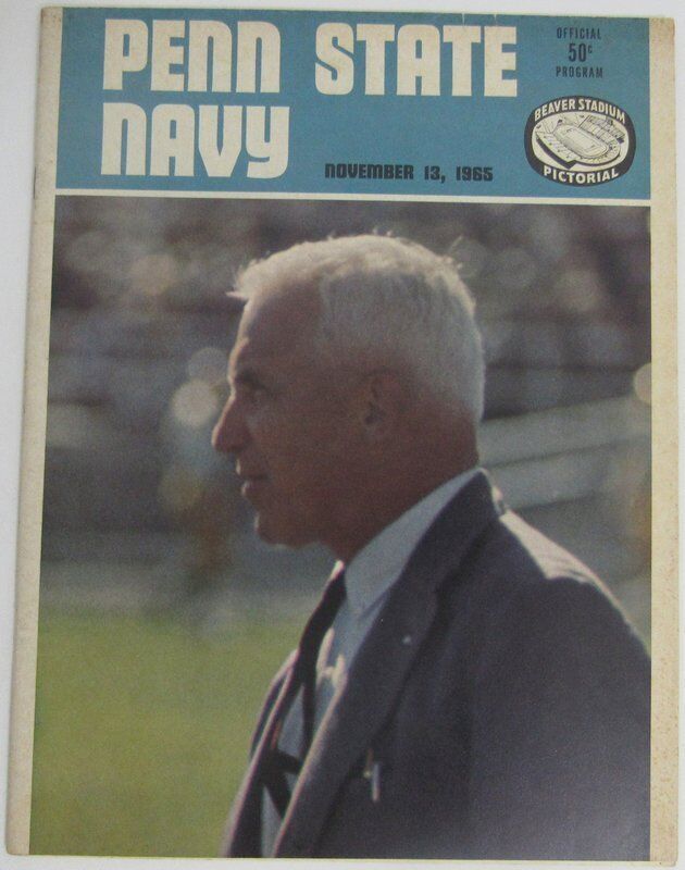 1965 Penn State Nittany Lions vs.Navy Football Program 137841