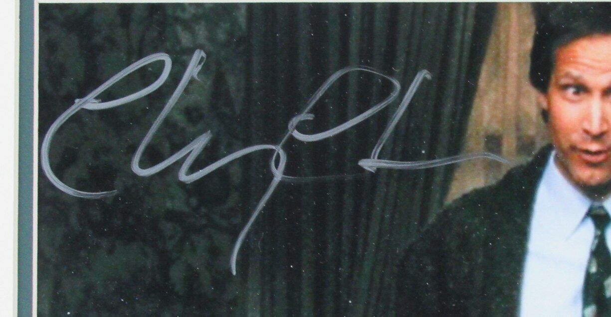 Chevy Chase Autographed 11x14 Photo "Christmas Vacation" Framed JSA