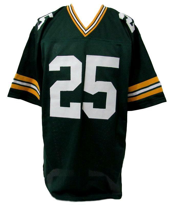 Dorsey Levens Green Bay Packers Signed Green Football Jersey Size XL JSA 142201