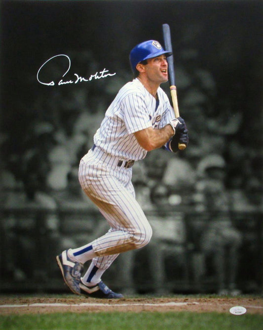 Paul Molitor HOF Autographed 16x20 Photo Milwaukee Brewers JSA