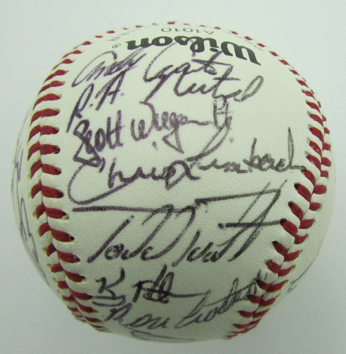 1992 Reading Phillies Team Signed by 25 OEL Baseball Pratt 149884