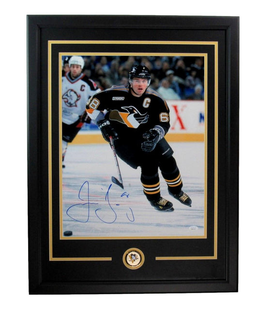 Jaromir Jagr Signed/Auto 16x20 Photo Pittsburgh Penguins Framed JSA 188792