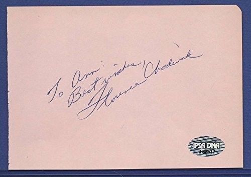 FLORENCE CHADWICK Signed Album Page Cut PSA/DNA 132534