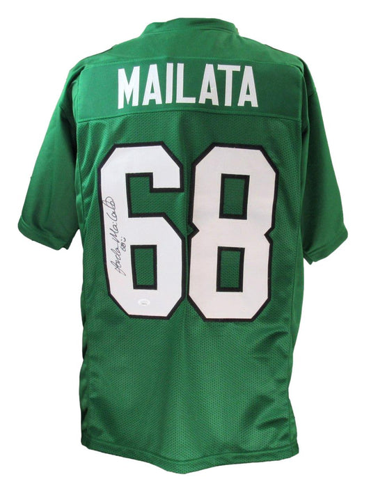 Jordan Mailata Autographed Kelly Green Football Jersey Philadelphia Eagles JSA 183395